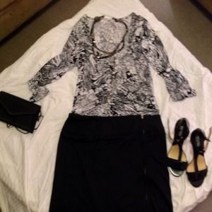 BUNDLE..Two tops one dress and one blazer