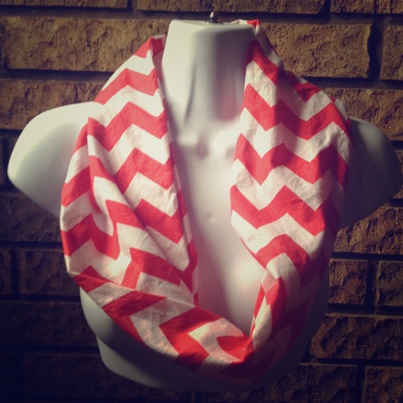 Chevron infinity scarves