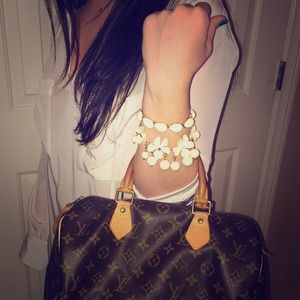 J.Crew flower toggle bracelet