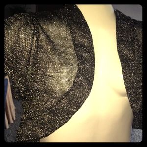 Black Glittery Shrug