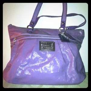PRICE REDUCED!Authentic purple COACH large handbag