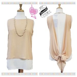 Lovely chiffon sleeveless top!