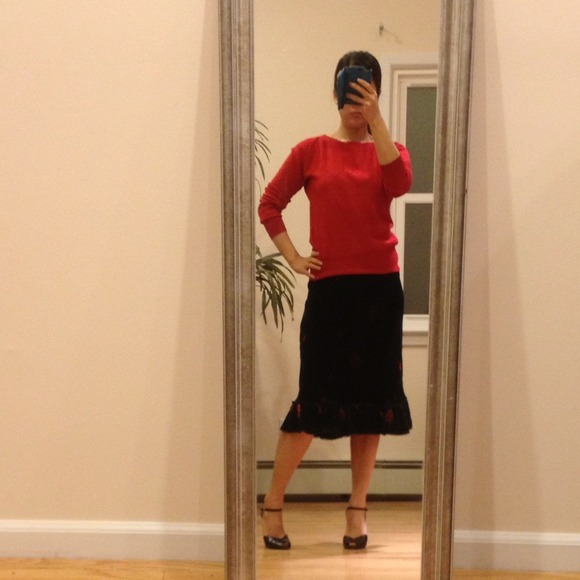 ⬇Final reduction! 48$⬇Betsey Johnson velvet skirt