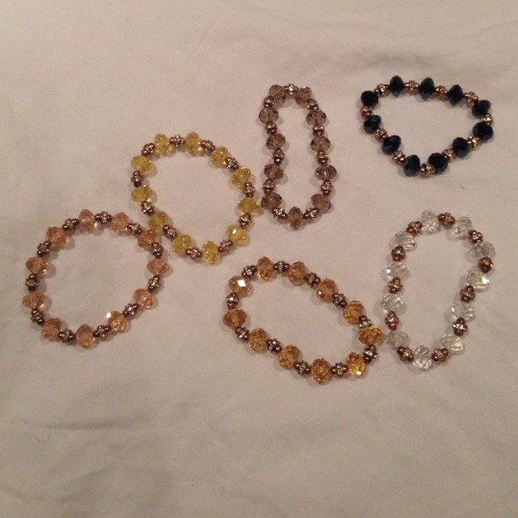 Crystal bracelets $6 each