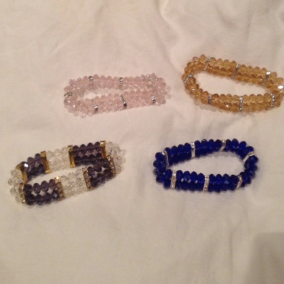 Double crystal bracelet $6 each