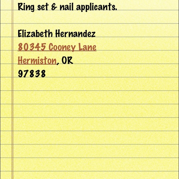Ring set & nail applicants