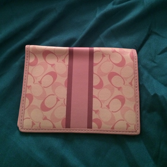 AUTHENTIC Coach passport holder or card holder