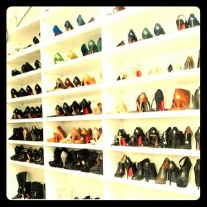 One side of my Shoe Closet