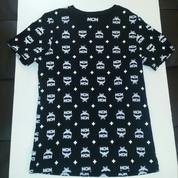 Black and white MCM pattern shirt