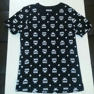 Black and white MCM pattern shirt
