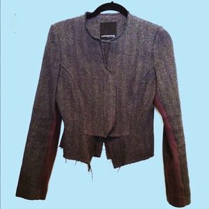 Wool peplum jacket from aritzia!