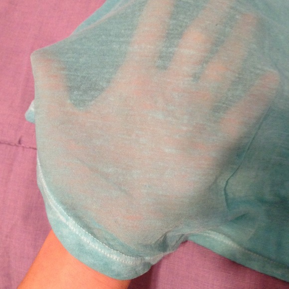 Mint Burnout Tank from Forever 21 - Picture 2 of 3