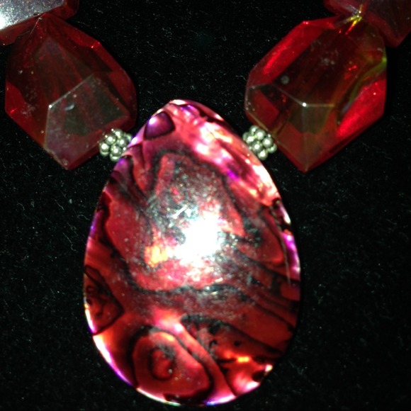 Pretty necklace and earrings