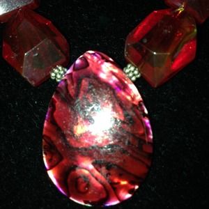 Pretty necklace and earrings