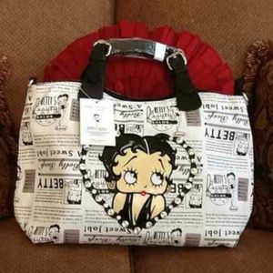 B/w Betty Boop Purse