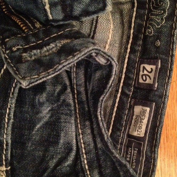 Miss me jeans with cross bling pockets - Picture 4 of 4