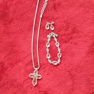Brighton set of necklace, bracelet and earrings..