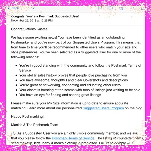 🌟I'M A SUGGESTED USER!!!!!!🌟👏🎉👏🎉👏🎉👏🎉👏