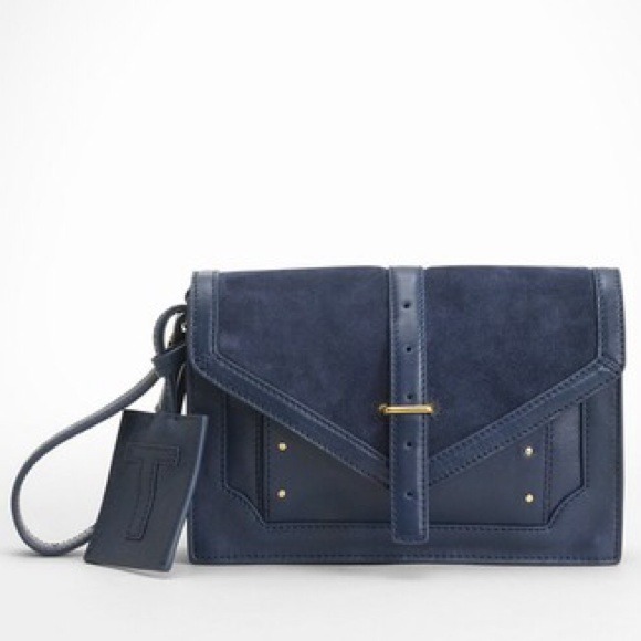Tory Burch 797 Suede Clutch - Picture 4 of 4