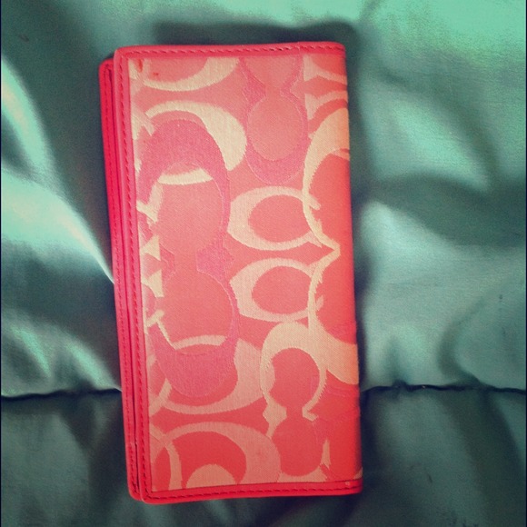 Authentic Coach checkbook holder