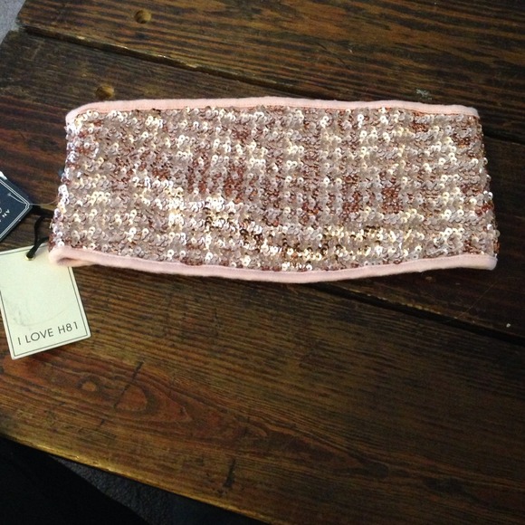 ❌Sold❌Pink Sequin Bandeau