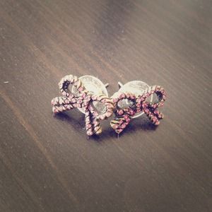 Betsy Johnson bow studs