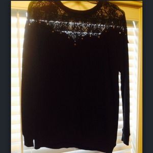 Black sweater shirt