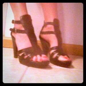 Black Franco Sarto heels