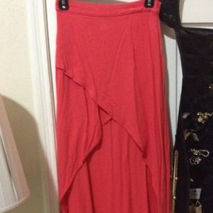 Hi-low skirt