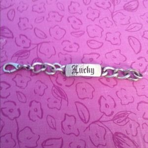 Lucky brand ID type bracelet