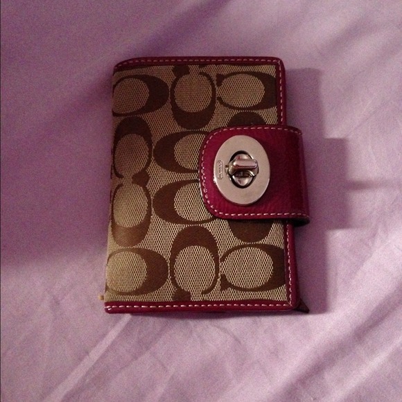 Authentic coach wallet