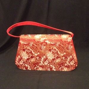 Red oriental small clutch!