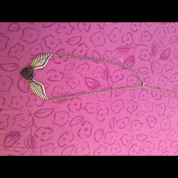 Onyx heart necklace - Picture 2 of 2