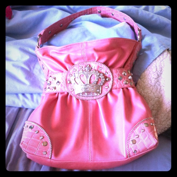 Crown Purse Pink