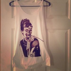 Audrey Hepburn loose fit tank