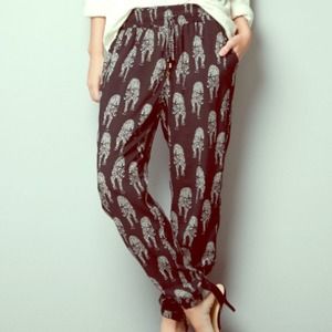 Zara Pants - ❌SOLD IN BUNDLE❌Cat Print Drawstring Pants Zara Pants - ❌SOLD IN BUNDLE❌Cat Print Drawstring Pants