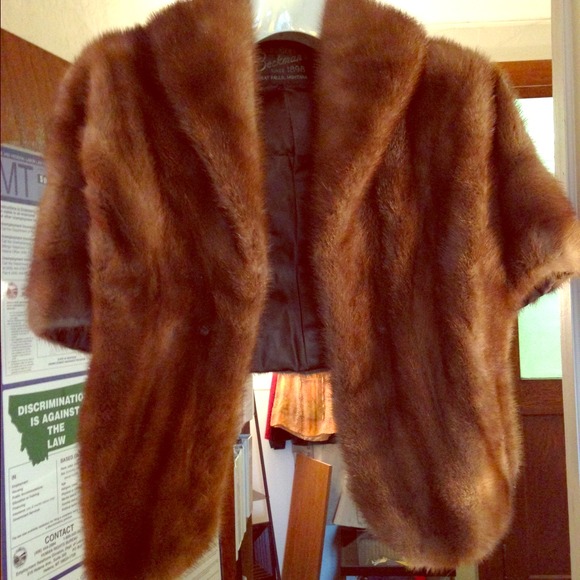 *Real mink fur*