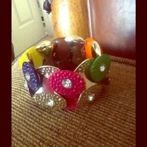 Multicolor bracelet.