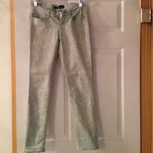 BDG ankle cigarette light green pant