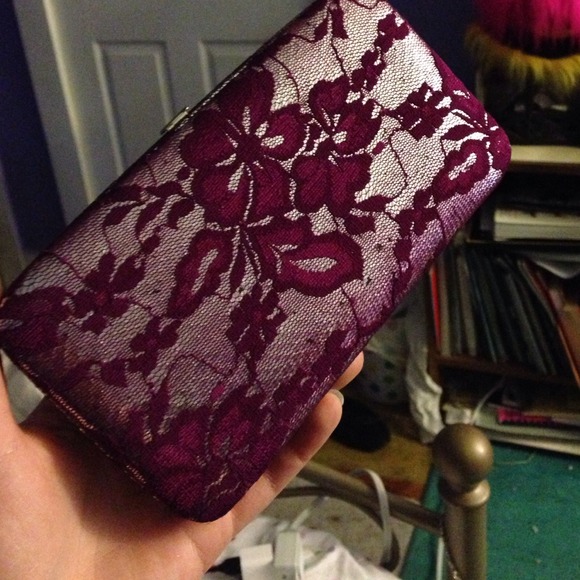 Purple and Silver Wallet