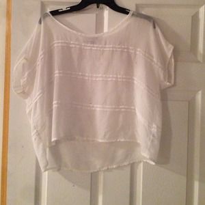 White striped top
