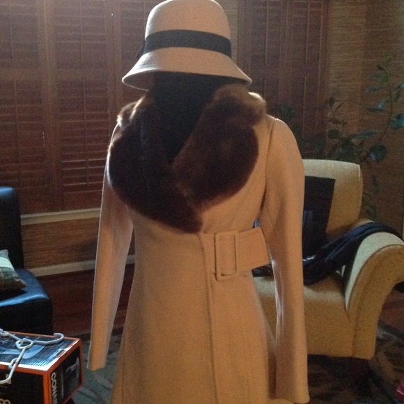 Kate spade coat and hat. Ann Taylor scarf