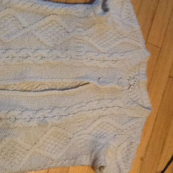 Short sleeve cardigan.