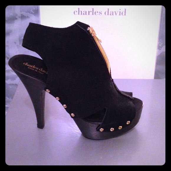 👠NIB Charles David Gabriela platforms