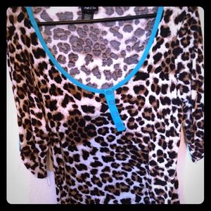 Leopard print blouse