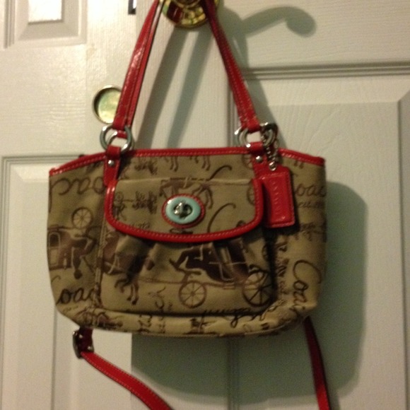 Over the shoulder/ crossbody Coach purse