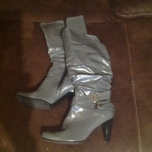Grey Calf Boots
