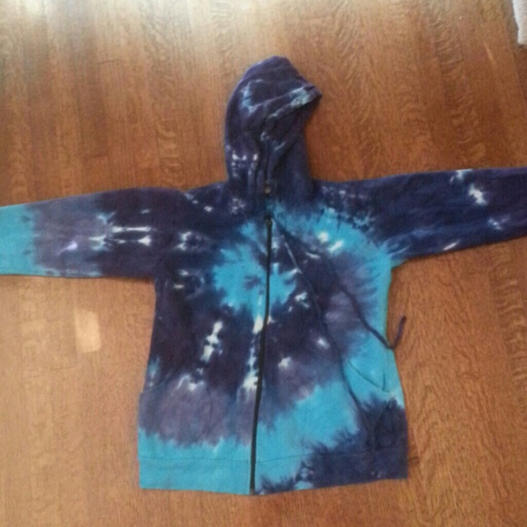 RESERVED - Blue Tye Dye Sweat Shirt