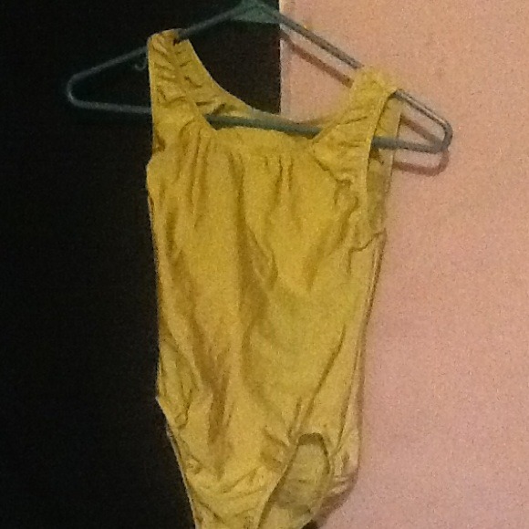 Gold leotard