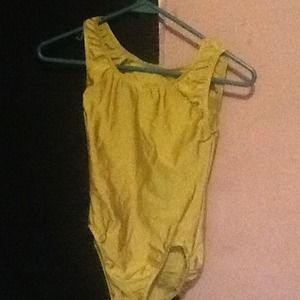Gold leotard